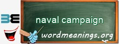 WordMeaning blackboard for naval campaign